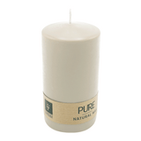 PURE Stumpenkerze Sahara, 130/70 mm, WENZEL, Brenndauer 52h, plastikfrei, selbstverlöschend