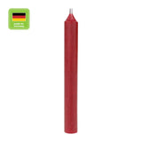 Baumkerzen aus Paraffin, 110/13 mm, Dunkelrot, KERZENFARM HAHN, Brenndauer ca. 2h, 20 Stück pro Verpackung - luterne.shop