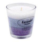 Stearin-Duftkerze im Glas, Lavendel, KERZENFARM HAHN, mit reinen ätherischen Ölen, Brenndauer ca. 24h - luterne.shop