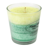 Stearin-Duftkerze im Glas, Ylang Ylang, KERZENFARM HAHN, mit reinen ätherischen Ölen, Brenndauer ca. 24h - luterne.shop