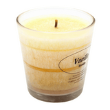 Stearin-Duftkerze im Glas, Vanille, KERZENFARM HAHN, mit reinen ätherischen Ölen, Brenndauer ca. 24h - luterne.shop
