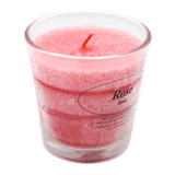 Stearin-Duftkerze im Glas, Rose, KERZENFARM HAHN, mit reinen ätherischen Ölen, Brenndauer ca. 24h - luterne.shop