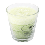 Stearin-Duftkerze im Glas, Olive, KERZENFARM HAHN, mit reinen ätherischen Ölen, Brenndauer ca. 24h - luterne.shop