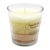 Stearin-Duftkerze im Glas, Argan Öl - Shea Butter, KERZENFARM HAHN, mit reinen ätherischen Ölen, Brenndauer ca. 24h - luterne.shop