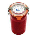 Stearin-Duftkerze im XL-Weckglas®, Weihnachtstraum, KERZENFARM HAHN, mit reinen ätherischen Ölen, Brenndauer ca. 40h - luterne.shop