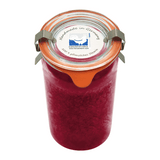 Stearin-Duftkerze im XL-Weckglas®, Eisenkraut-Minze, KERZENFARM HAHN, mit reinen ätherischen Ölen, Brenndauer ca. 40h - luterne.shop