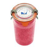 Stearin-Duftkerze im XL-Weckglas®, Rose, KERZENFARM HAHN, mit reinen ätherischen Ölen, Brenndauer ca. 40h - luterne.shop