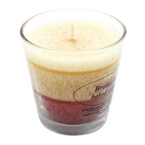 Stearin-Duftkerze im Glas, Bratapfel, KERZENFARM HAHN, mit reinen ätherischen Ölen, Brenndauer ca. 24h - luterne.shop
