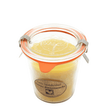 100% Bienenwachskerze im Glas 93/90 mm, KERZENFARM HAHN, Brenndauer 36h, 290 ml