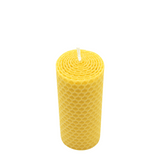 100% Bienenwachs Wabenkerze 100/40 mm, KERZENFARM HAHN, Brenndauer 6h