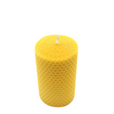 100% Bienenwachs Wabenkerze 100/58, KERZENFARM HAHN, Brenndauer 17h