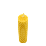100% Bienenwachs Wabenkerze 100/28 mm, KERZENFARM HAHN, Brenndauer 4h, 8 St.