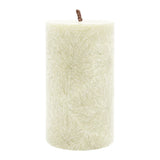 Stumpenkerze aus Stearin, Elfenbein, 50/90 mm, 100% pflanzlicher Wachs, KERZENFARM HAHN, Brenndauer ca. 28h - luterne.shop