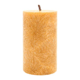 Stumpenkerze aus Stearin, Mandarin, 50/90 mm, 100% pflanzlicher Wachs, KERZENFARM HAHN, Brenndauer ca. 28h - luterne.shop