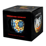 Leuchtglas Tiffany Star, H90 x Ø110 mm, KERZENFARM HAHN