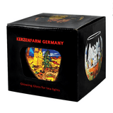 Leuchtglas Christmas Market, H90 x Ø110 mm, KERZENFARM HAHN