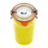 Stearin-Duftkerze im XL-Weckglas®, 100% Natur, KERZENFARM HAHN, mit reinen ätherischen Ölen, Brenndauer ca. 40h - luterne.shop