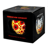 Leuchtglas Poppies, H90 x Ø110 mm, KERZENFARM HAHN