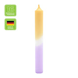 16 DIP DYE Stabkerzen Mandarin-Violett, 180/22 mm, KERZENFARM HAHN, Brenndauer 7h