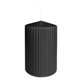 WENZEL Rillenkerze Schwarz, 130/70 mm, 61h, 4 St.