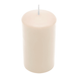CLASSIC Stumpenkerze Creme, 100/60 mm, WENZEL, Brenndauer 36h, selbstverlöschend