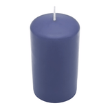 CLASSIC Stumpenkerze Polarblau, 100/60 mm, WENZEL, Brenndauer 36h, selbstverlöschend