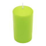 CLASSIC Stumpenkerze Limone, 100/60 mm, WENZEL, Brenndauer 36h, selbstverlöschend