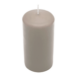 CLASSIC Stumpenkerze Sand, 120/60 mm, WENZEL, Brenndauer 45h, selbstverlöschend