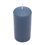 CLASSIC Stumpenkerze Polarblau, 120/60 mm, WENZEL, Brenndauer 45h, selbstverlöschend
