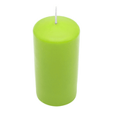 CLASSIC Stumpenkerze Limone, 120/60 mm, WENZEL, Brenndauer 45h, selbstverlöschend