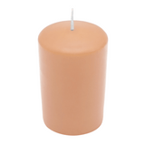 CLASSIC Stumpenkerze Peach, 100/70 mm, WENZEL, Brenndauer 44h, selbstverlöschend