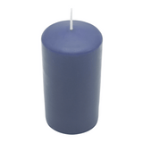 CLASSIC Stumpenkerze Polarblau, 130/70 mm, WENZEL, Brenndauer 47h, selbstverlöschend