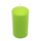 CLASSIC Stumpenkerze Limone, 130/70 mm, WENZEL, Brenndauer 61h, selbstverlöschend