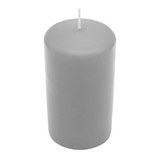 WENZEL CLASSIC Stumpenkerze 150 x 70 mm in Silbergrau