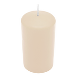 CLASSIC Stumpenkerze Creme, 120/80 mm, WENZEL, Brenndauer 69h, selbstverlöschend