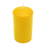 CLASSIC Stumpenkerze Zitrone, 120/80 mm, WENZEL, Brenndauer 69h, selbstverlöschend