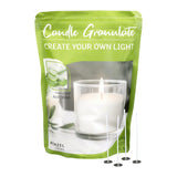 Kerzengranulat mit Duft zum Selbergießen, Aloe Vera, WENZEL, inkl. 4 Dochten & Dochthaltern, 400 g - luterne.shop