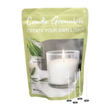 Kerzengranulat mit Duft zum Selbergießen, Lemongrass, WENZEL, inkl. 4 Dochten & Dochthaltern, 400 g - luterne.shop