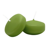 CLASSIC Schwimmkerzen klein Olive, 50/30 mm, WENZEL, Brenndauer 4h, 28 St.