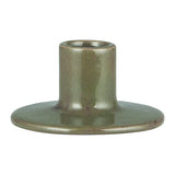 Kerzenhalter für Stabkerzen mit Ø22 mm, Olive, H46/Ø90 mm, Ib Laursen - luterne.shop