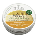 Glanzshampoo, THOMA Naturseifen-Manufaktur, mit Honig und Weizenkeimöl, 55 g, Aludose, Haarpflege - luterne.shop