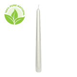 Spitzkerzen, Wolkiges Weiß, BOLSIUS Essentials, 24/245 mm, Brenndauer ca. 7h, 8 Stück pro Verpackung - luterne.shop