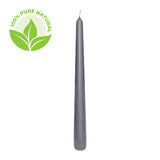 Spitzkerzen, Stürmisches Grau, BOLSIUS Essentials, 24/245 mm, Brenndauer ca. 7h, 8 Stück pro Verpackung - luterne.shop