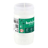 BOLSIUS-Nachfüller Nr. 2 für Grablaternen, Brenndauer ca. 35h, 110/57 mm, 20 Stück pro Verpackung, Grabkerzen - luterne.shop