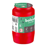Kompositionsöllicht Nr. 3, Rot, BOLSIUS, 30% Ölgehalt, 94/57 mm, Brenndauer ca. 45h, Karton mit 20 Stück, Grabkerzen - luterne.shop