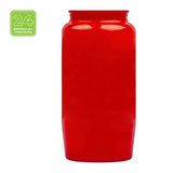 Kompositionsöllicht Nr. 7, Rot, BOLSIUS, 30% Ölgehalt, 140/67 mm, Brenndauer ca. 85h, Karton mit 24 Stück, Grabkerzen - luterne.shop