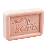 Ovis Schafmilchseife Rose, 100% Bio, für die tägliche Dusche, eckig, 100 g