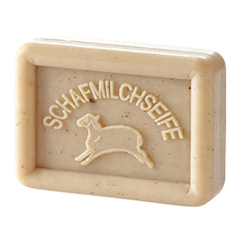 Ovis Schafmilchseife Zirbe, 100% Bio, für die tägliche Dusche, eckig, 100 g - luterne.shop