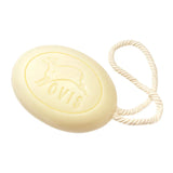 Ovis Schafmilchseife Wiesenduft mit Kordel, 100% Bio, für die tägliche Dusche, oval, 200 g - luterne.shop
