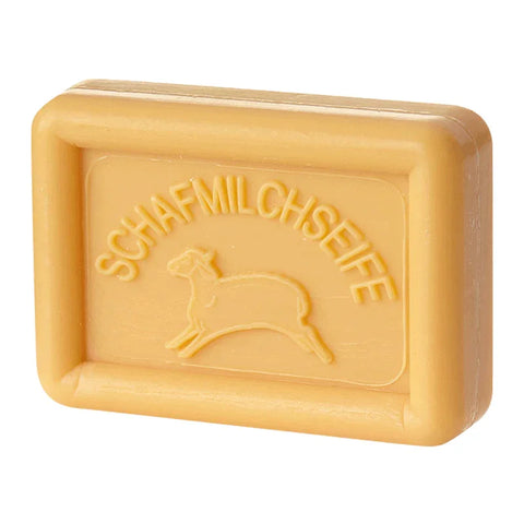Ovis Schafmilchseife Kurkuma-Honig, 100% Bio, für die tägliche Dusche, eckig, 100 g - luterne.shop